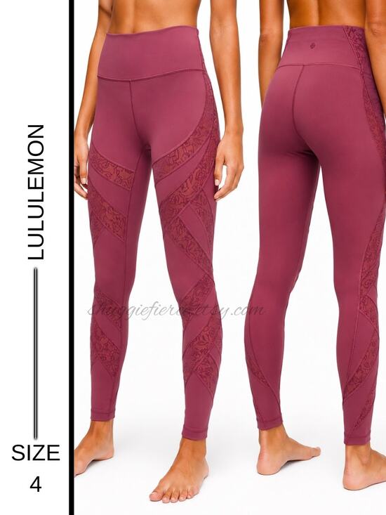 Lululemon Pants - MSRP $118✨ Lululemon Wunder Under High-Rise Tight Flocked Leggings 28” | Size 4✨